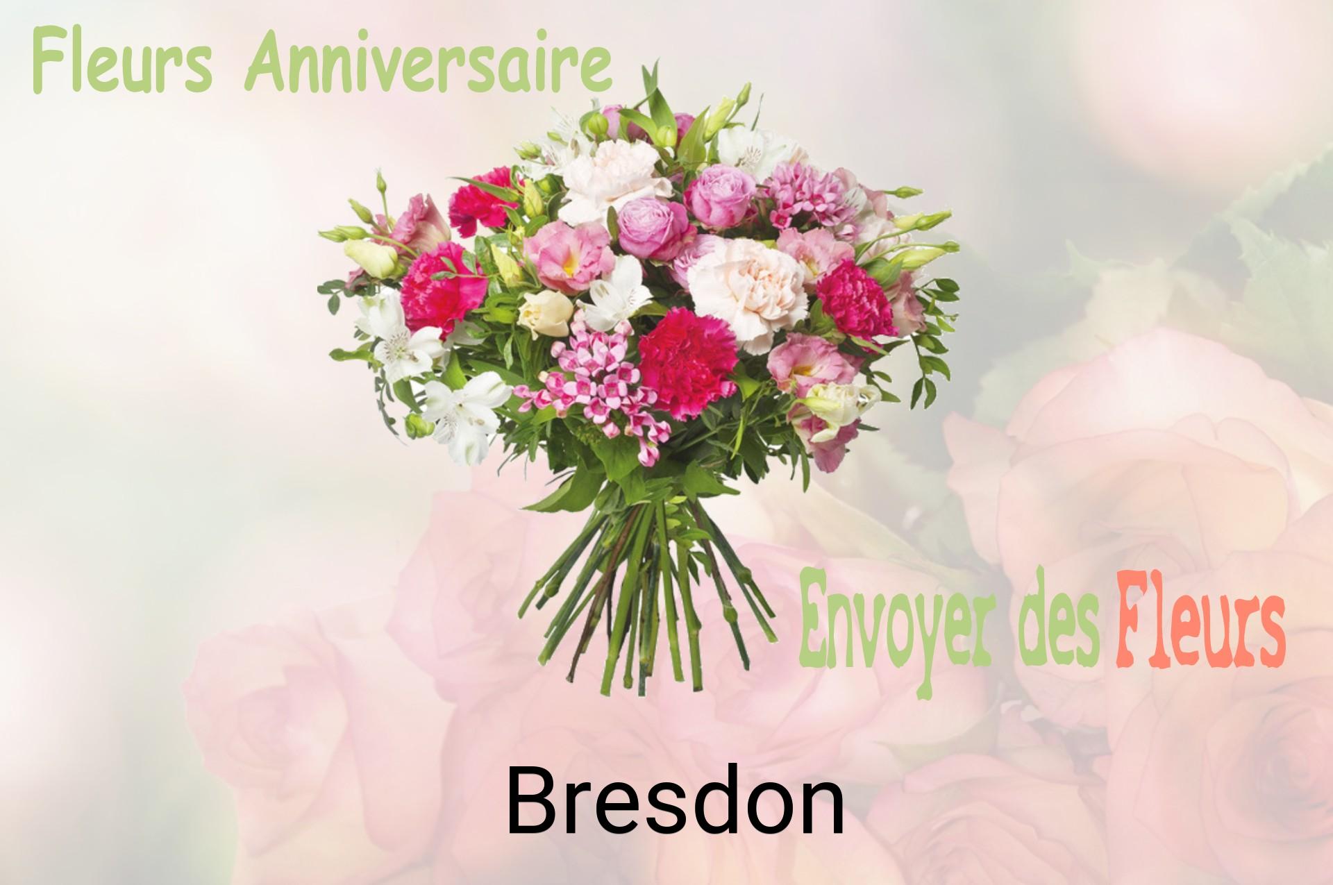 Bouquet de fleurs d’anniversaire livré à Bresdon